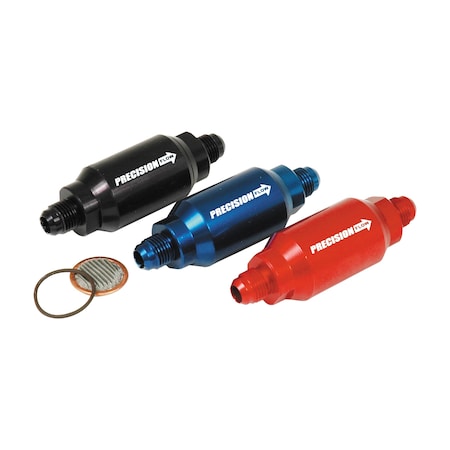 Speedfx FUEL FILTER InLine Alcohol 6AN 334 Inch Length Blue 5779060BL